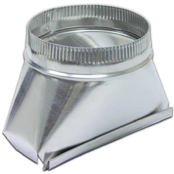 Lambro Industries Inc Lambro 123IND 7 in. Round Aluminum Transition Fitting 753392 - main